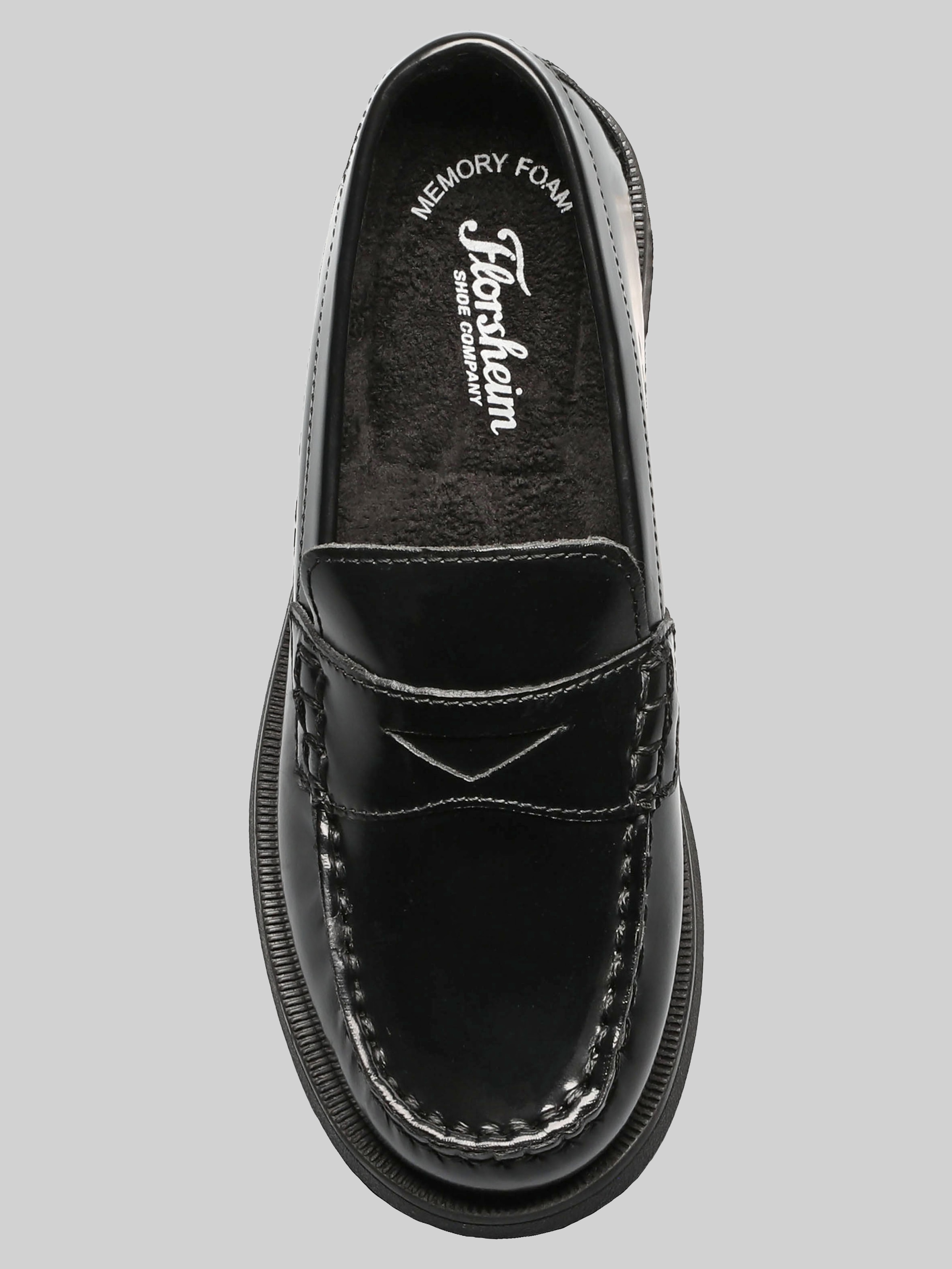 Croquet Jr. Boys Moc Toe Penny Loafers