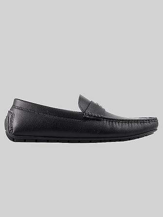 Calvin Klein Black Loafers & Slip-Ons display picture 3