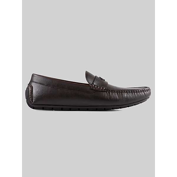 Calvin Klein Men's Follman Loafers Dark Brown - Size: 7 1/2 D-Width