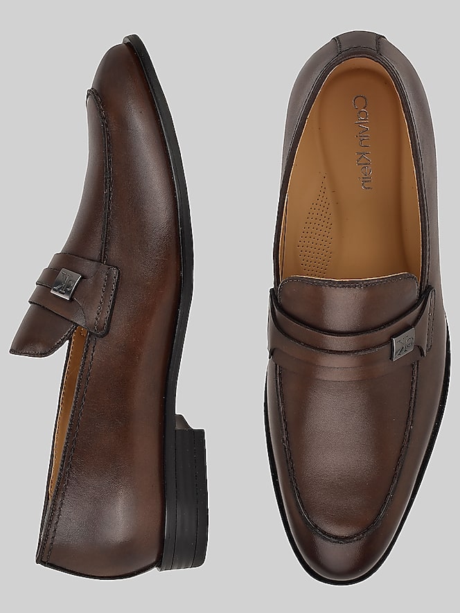 Calvin Klein Obexx Dress Loafers, Medium Brown - Image 4 of 5