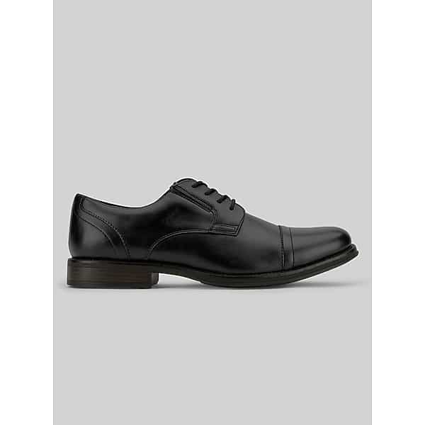 Dockers Mens Garfield Cap Toe Oxfords Black - Size: 10 WIDE
