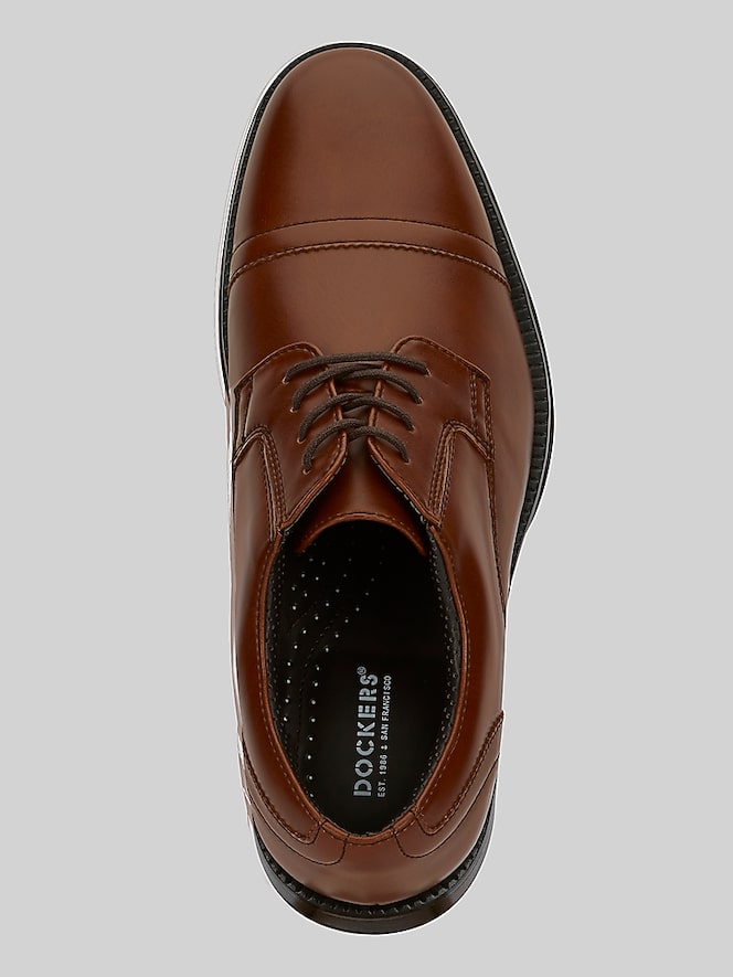 Dockers Garfield Cap Toe Oxfords, Tan - Image 4 of 8