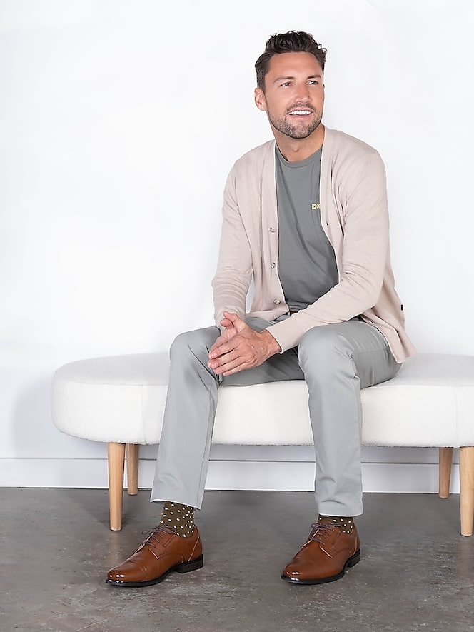 Dockers Garfield Cap Toe Oxfords, Tan - Image 6 of 8