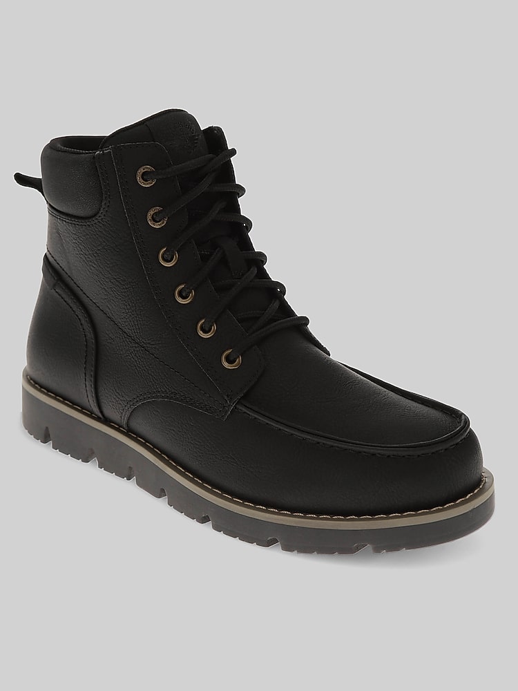 Dockers Davis Moc Toe Boots, Black | Boots | Men