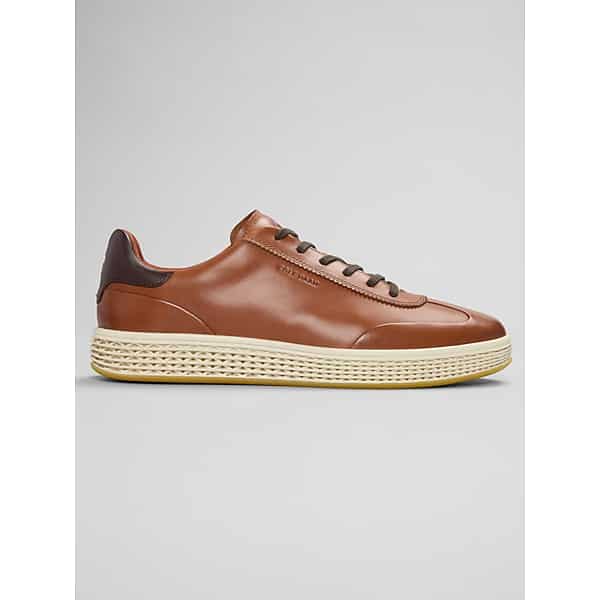 Cole Haan Men's GrandPrø Turf Skyweave Sneaker Ch British Tan / Ch Dark Chocolate / Angora - Size: 10 D-Width