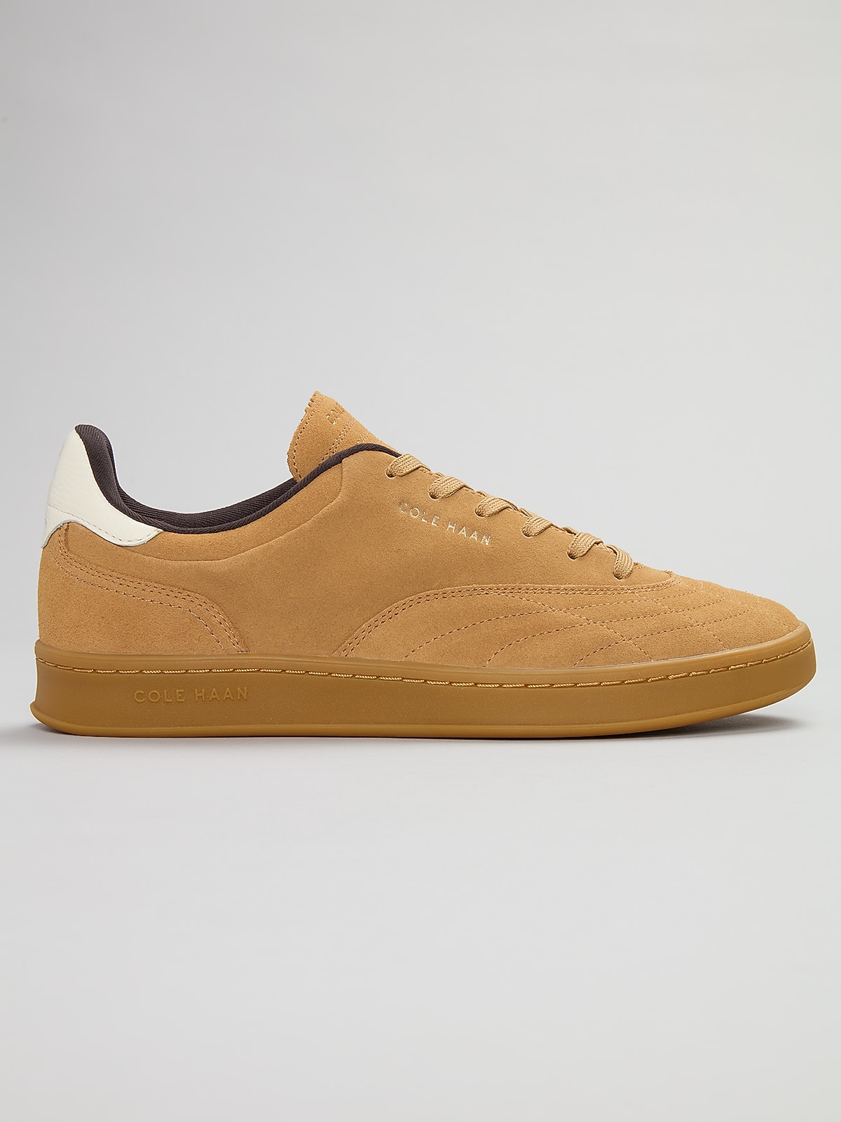 tmym Cole Haan グランドシリーズ　スエードスニーカー Cole Haan Grand Crosscourt Turfline Sneaker, Ch Golden Honey Suede