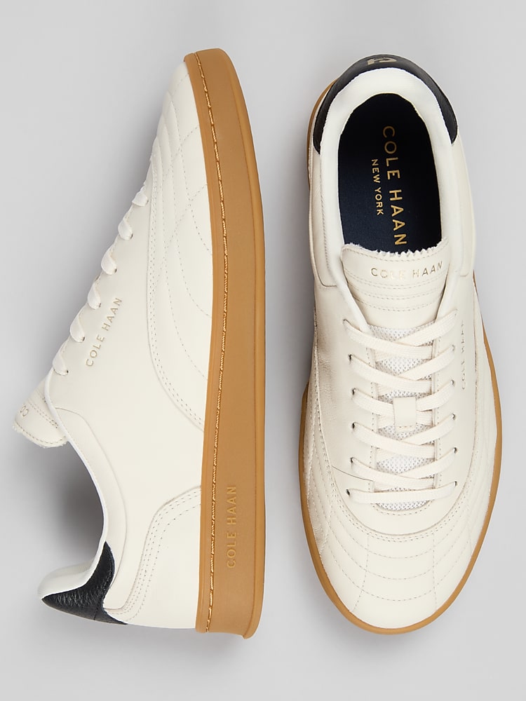 Cole Haan Grand Crosscourt Turfline Sneaker, Ivory / Black