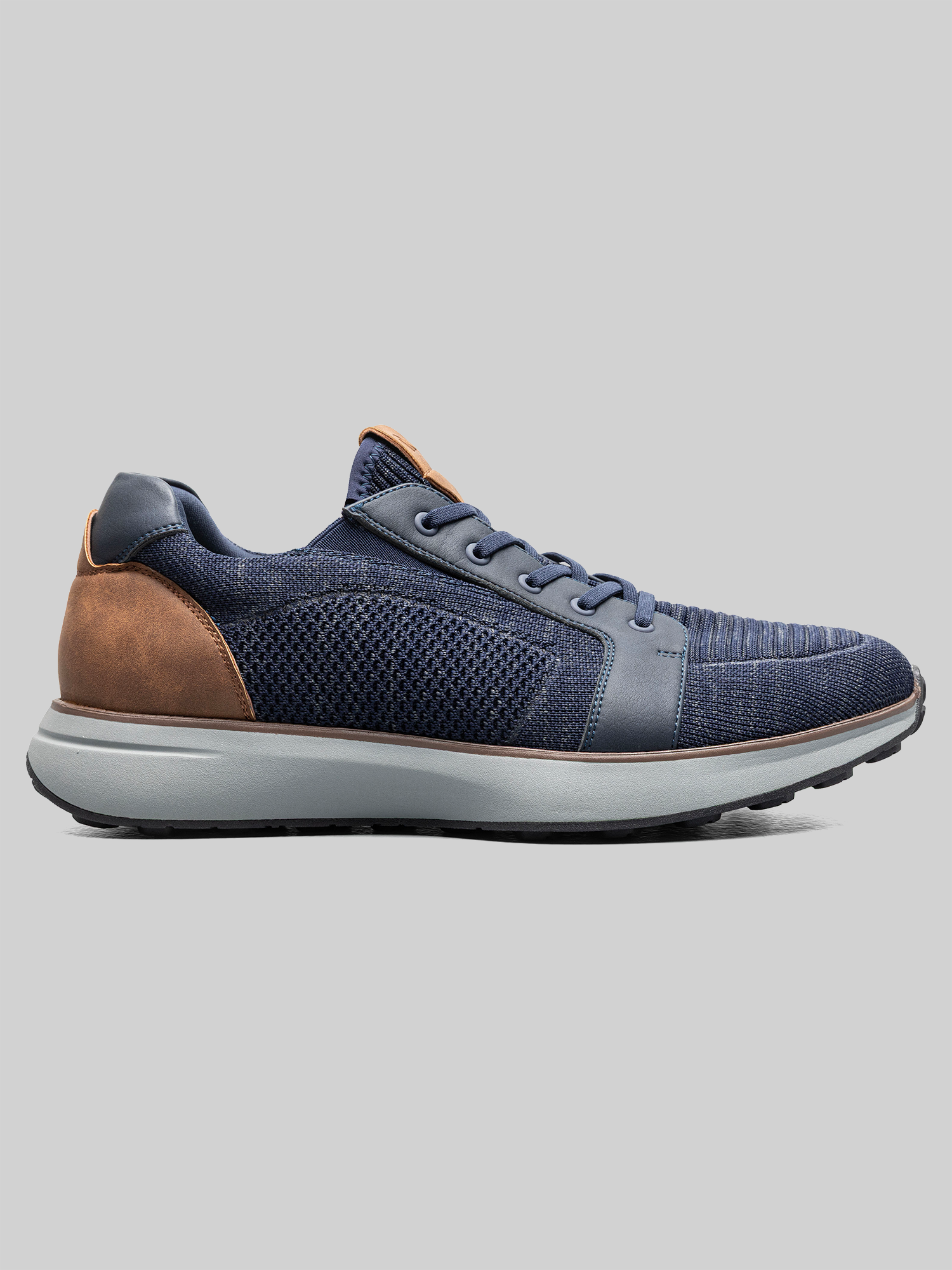 Nunn Bush KORE Swift Knit Lace-To-Toe Sneakers, Navy Multi - Blue