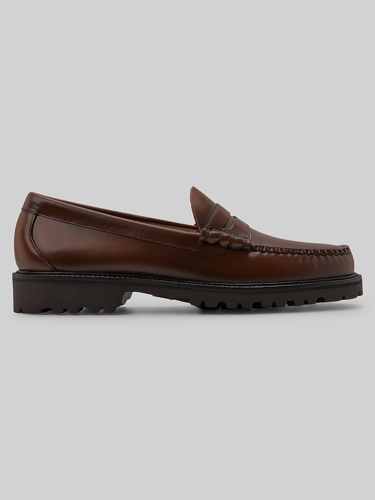 G.H.BASS Larson Moc Toe Penny Loafers, Whiskey - Tan | Dress Shoes