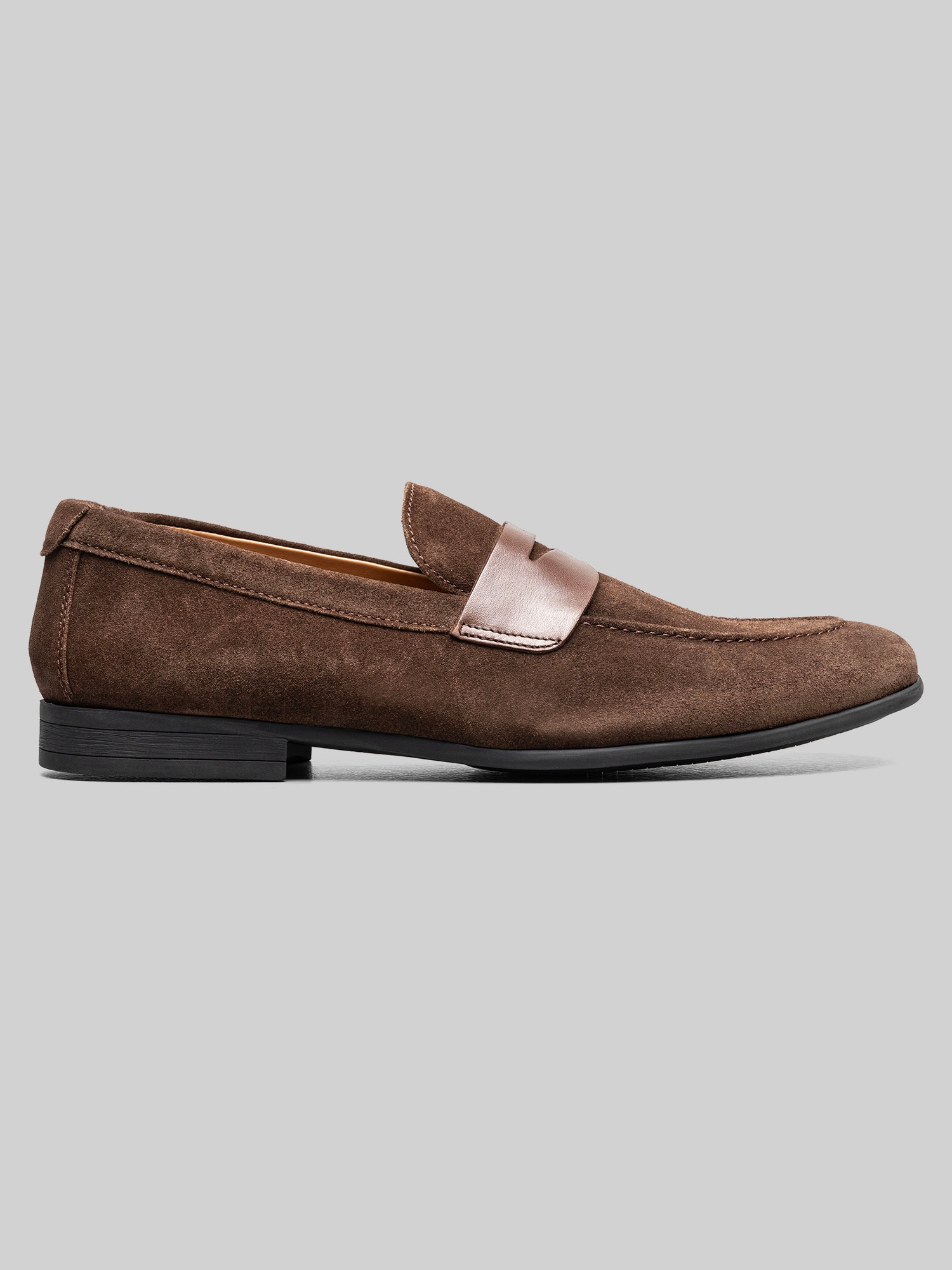 NEW FLORSHEIM men\'s heads up penny loafer in brown Brown Florsheim Mens Motor Moc Toe Driver Penny Loafer  main image 3