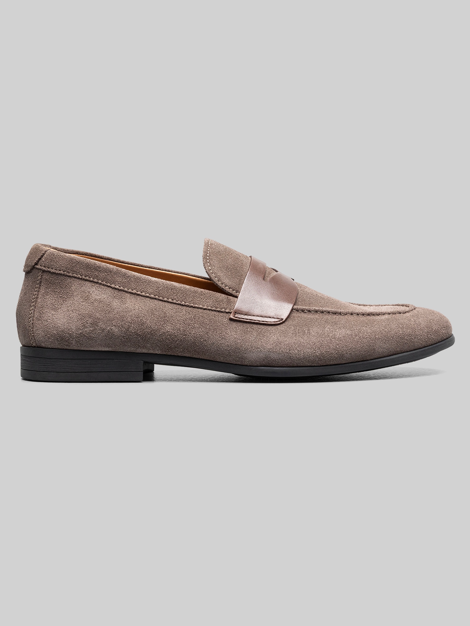 Florsheim Modena Moc Toe Penny Loafers, Gray Suede | Loafers