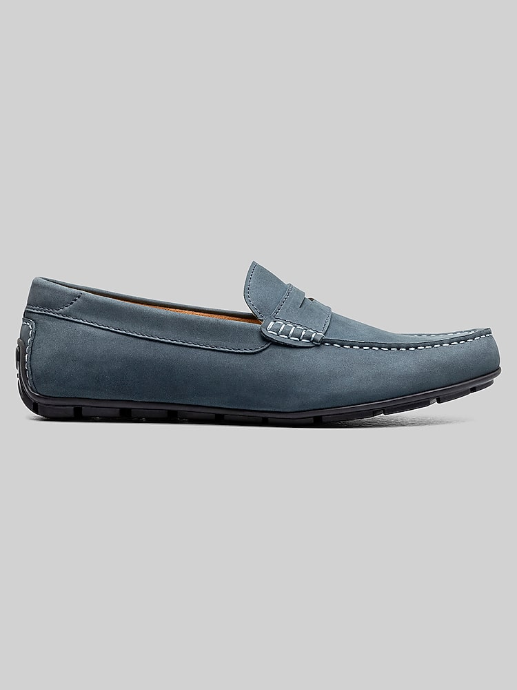 Florsheim Motor Moc Toe Penny Drivers, Legion Blue | Loafers | Men's  Wearhouse