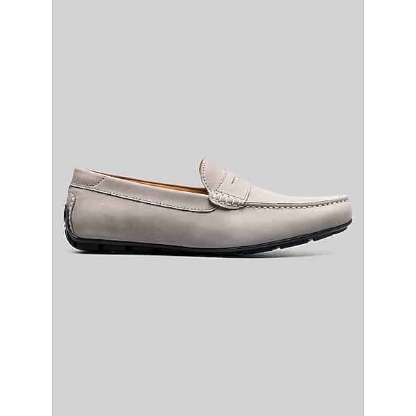 Florsheim Men's Motor Moc Toe Penny Drivers Gray - Size: 8 D-Width