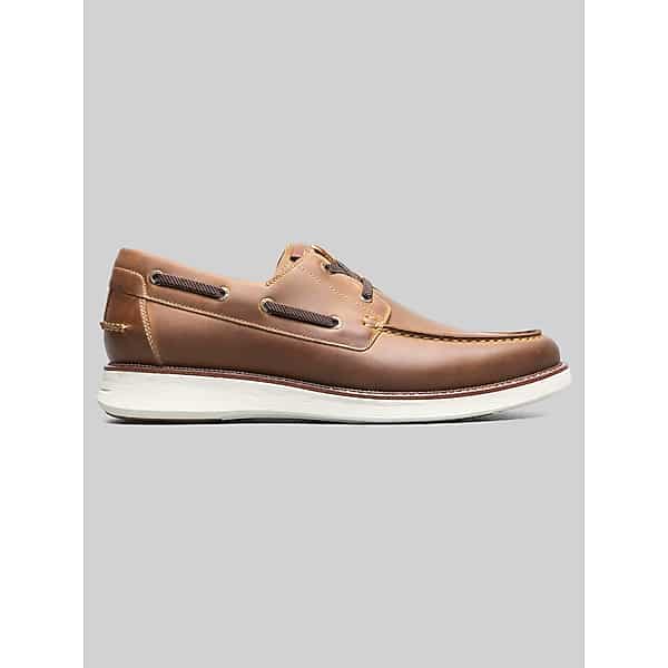 Florsheim Mens Launch Moc Toe Boat Shoes Brown Crazy Horse - Size: 8 D-Width