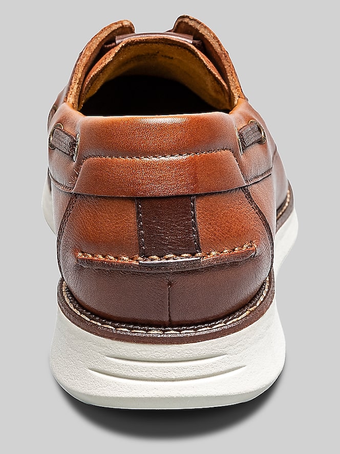 Florsheim Florsheim Launch Moc Toe Boat Shoes, Cognac Multi - Image 5 of 7