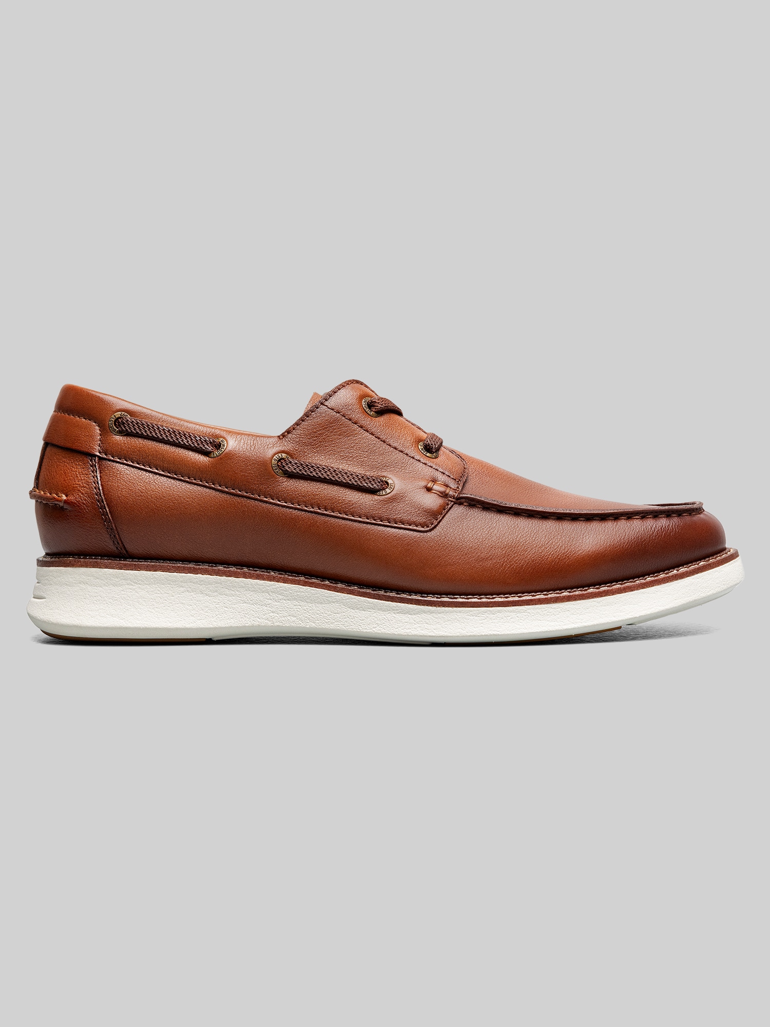 Florsheim Florsheim Launch Moc Toe Boat Shoes, Cognac Multi  display picture 1