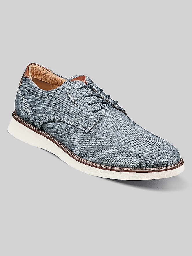 Florsheim Launch Canvas Plain Toe Oxfords