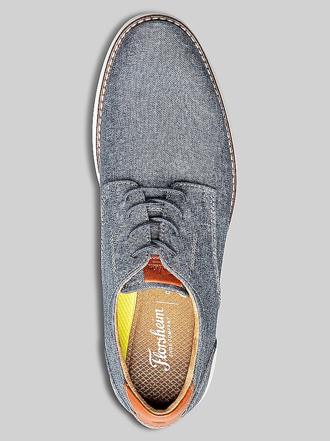 Florsheim Launch Canvas Plain Toe Oxfords