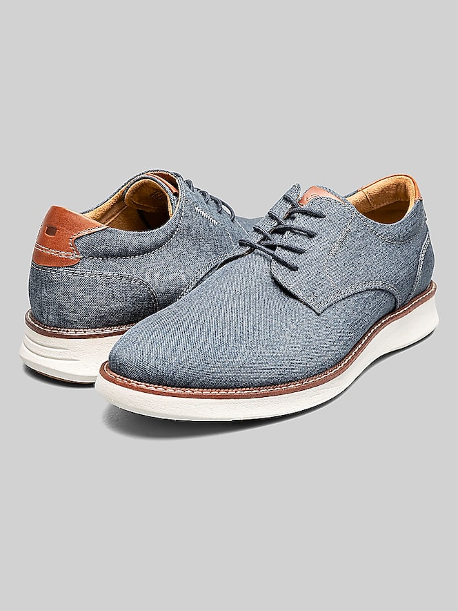 Florsheim Launch Canvas Plain Toe Oxfords