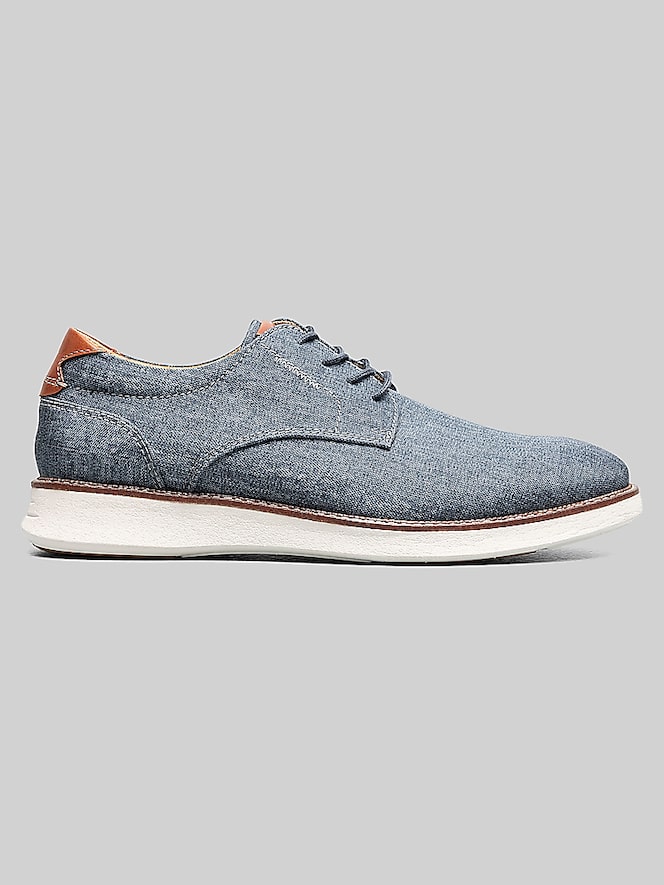 Florsheim Launch Canvas Plain Toe Oxfords
