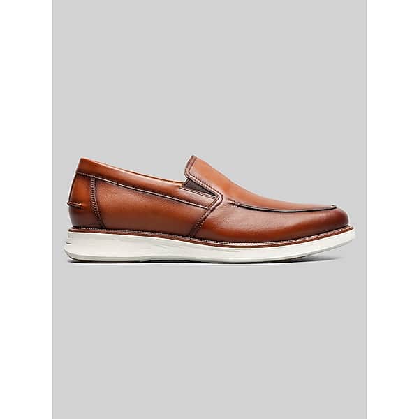 Florsheim Men's Launch Moc Toe Venetian Loafers Cognac Multi - Size: 9 D-Width