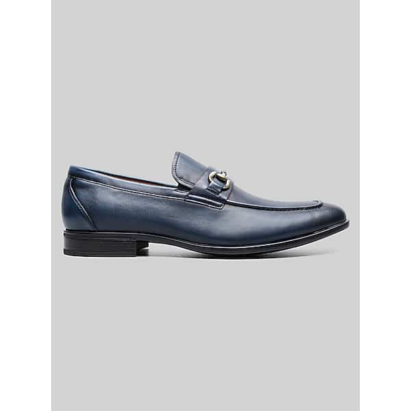 Florsheim Men's Zaffiro Moc Toe Bit Loafers II Navy - Size: 10 WIDE