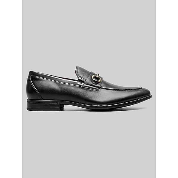 Florsheim Men's Zaffiro Moc Toe Bit Loafers II Black - Size: 9 1/2 D-Width