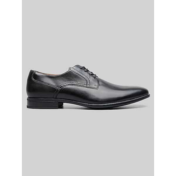 Florsheim Men's Zaffiro Plain Toe Oxfords Black - Size: 9 WIDE