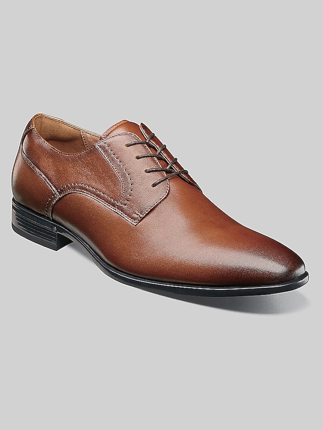 Florsheim Zaffiro Plain Toe Oxfords, Cognac - Image 2 of 8