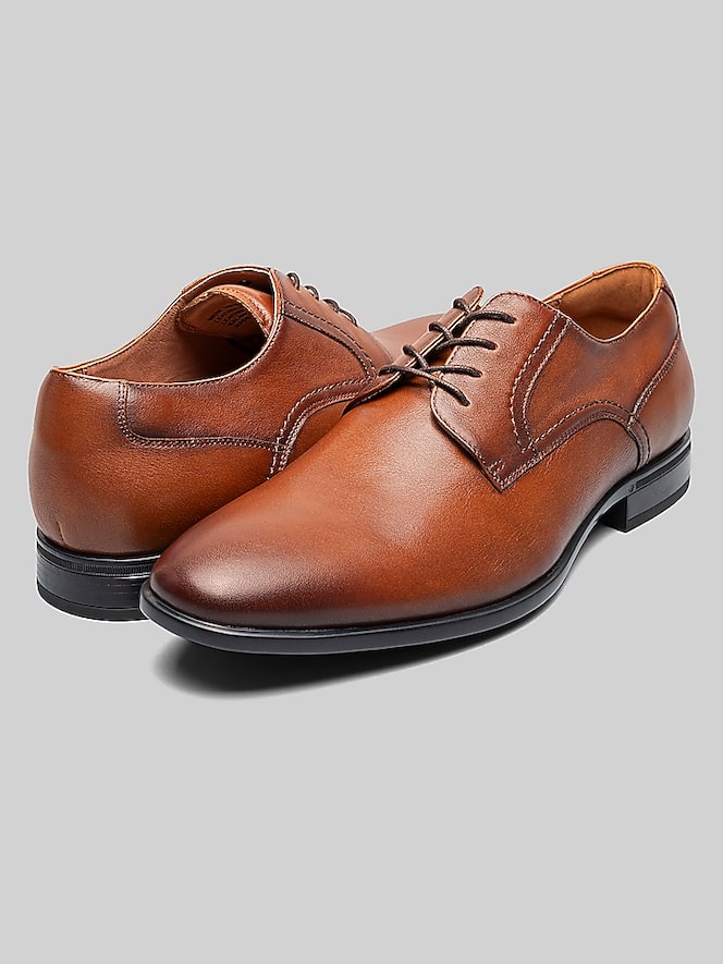 Florsheim Zaffiro Plain Toe Oxfords, Cognac - Image 7 of 8