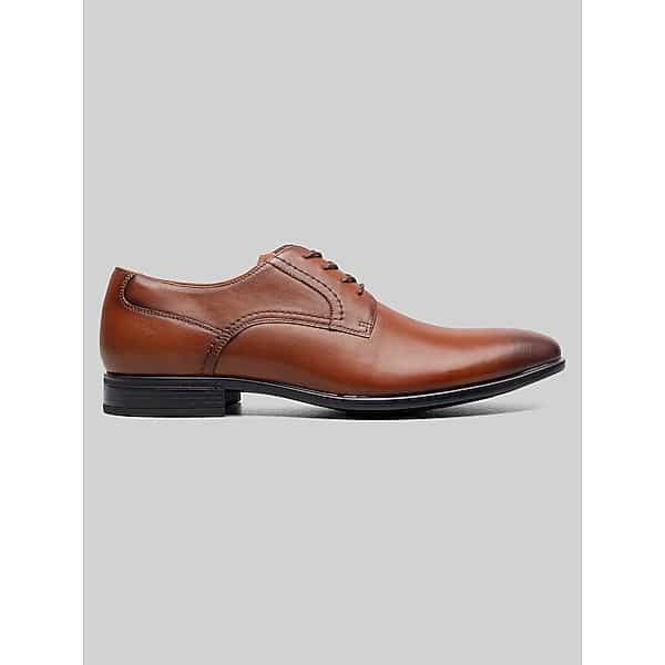 Florsheim Men's Zaffiro Plain Toe Oxfords Cognac - Size: 9 WIDE