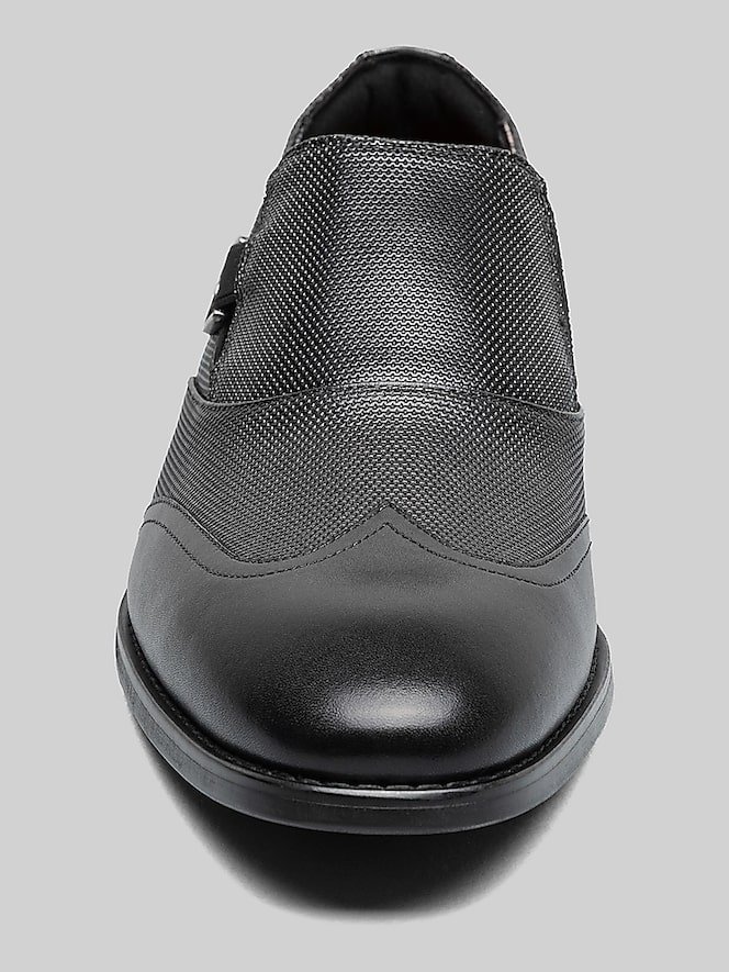 Stacy Adams Lockwood Wingtip Ornament Slip-On Shoes