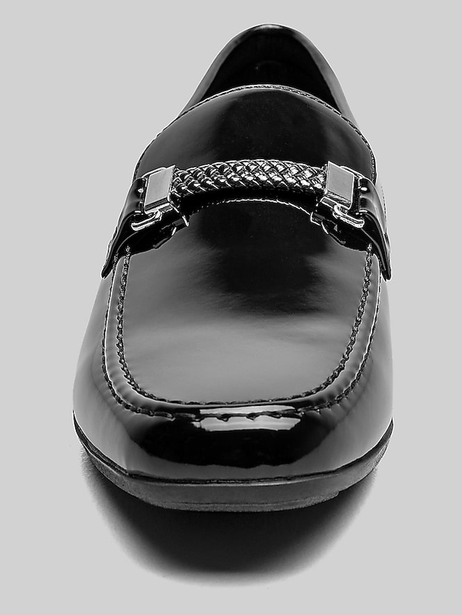 Stacy Adams Sherida Moc Toe Bit Loafers, Black Patent - Image 6 of 7