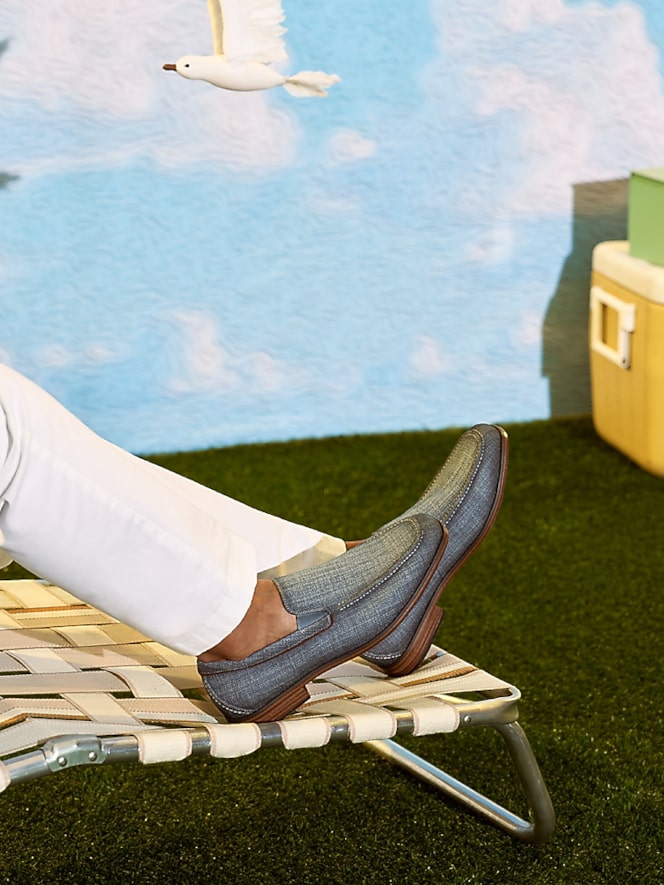 Stacy Adams Ridgely Moc Toe Loafers