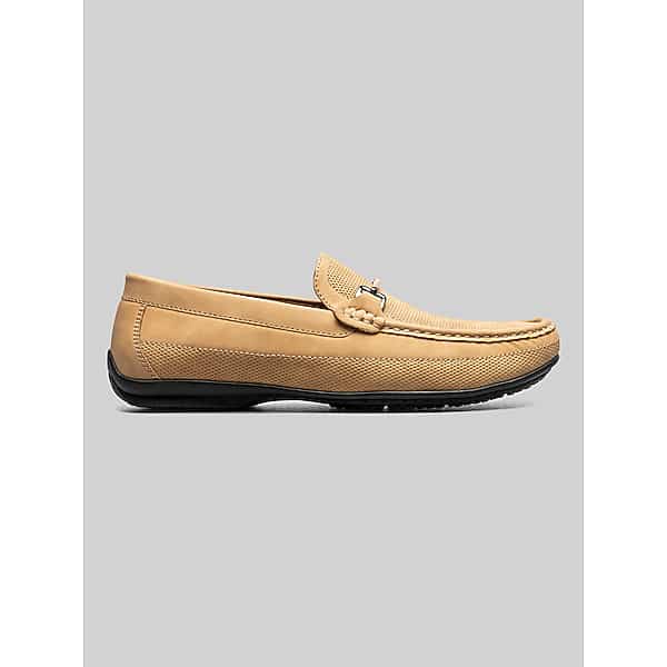 Stacy Adams Men's Colton Moc Toe Bit Loafers Khaki - Size: 7 D-Width
