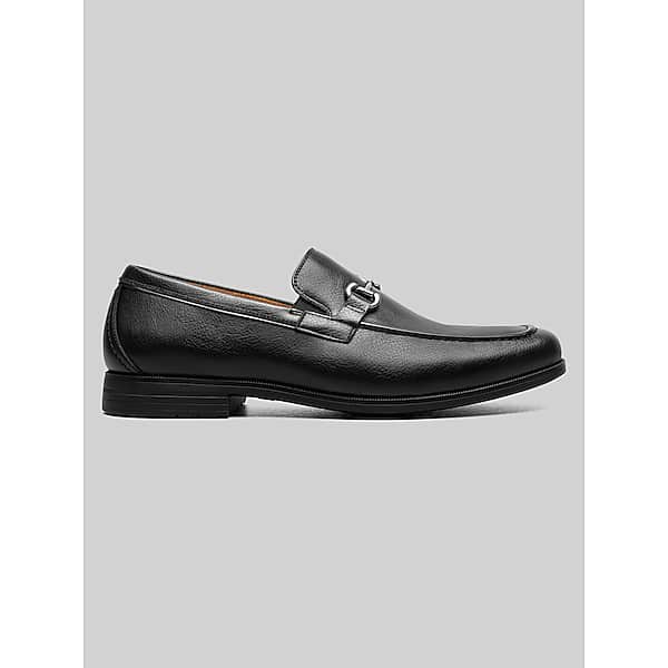 Stacy Adams Men's Richmont Moc Toe Bit Loafers Black - Size: 9 D-Width