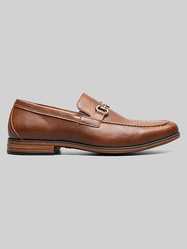 Stacy Adams Richmont Moc Toe Bit Loafers, Cognac - Tan  display picture 2