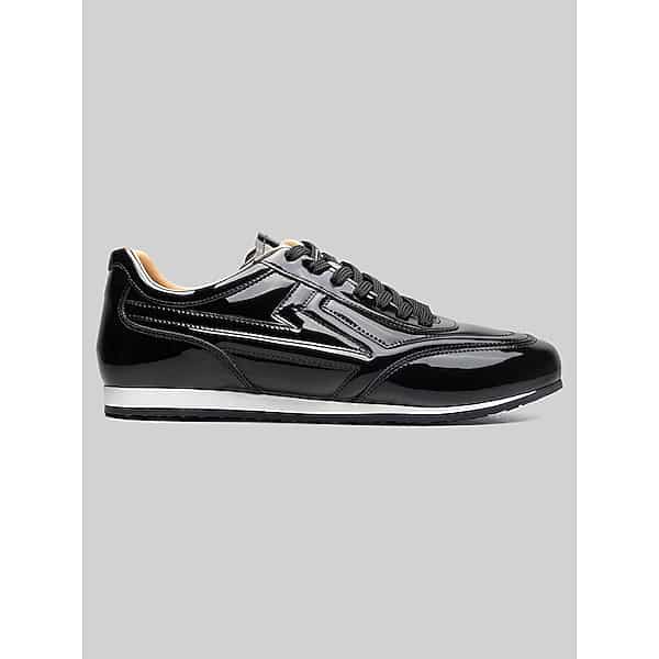 Stacy Adams Men's Patent Action 150 Sneakers Black Patent - Size: 10 1/2 D-Width