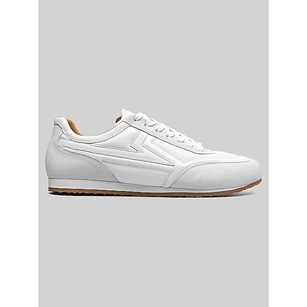 Stacy Adams Men's Patent Action 150 Sneakers White - Size: 8 1/2 D-Width