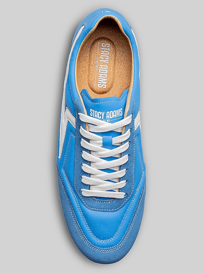 Stacy Adams Patent Action 150 Sneakers, Blue - Image 4 of 7