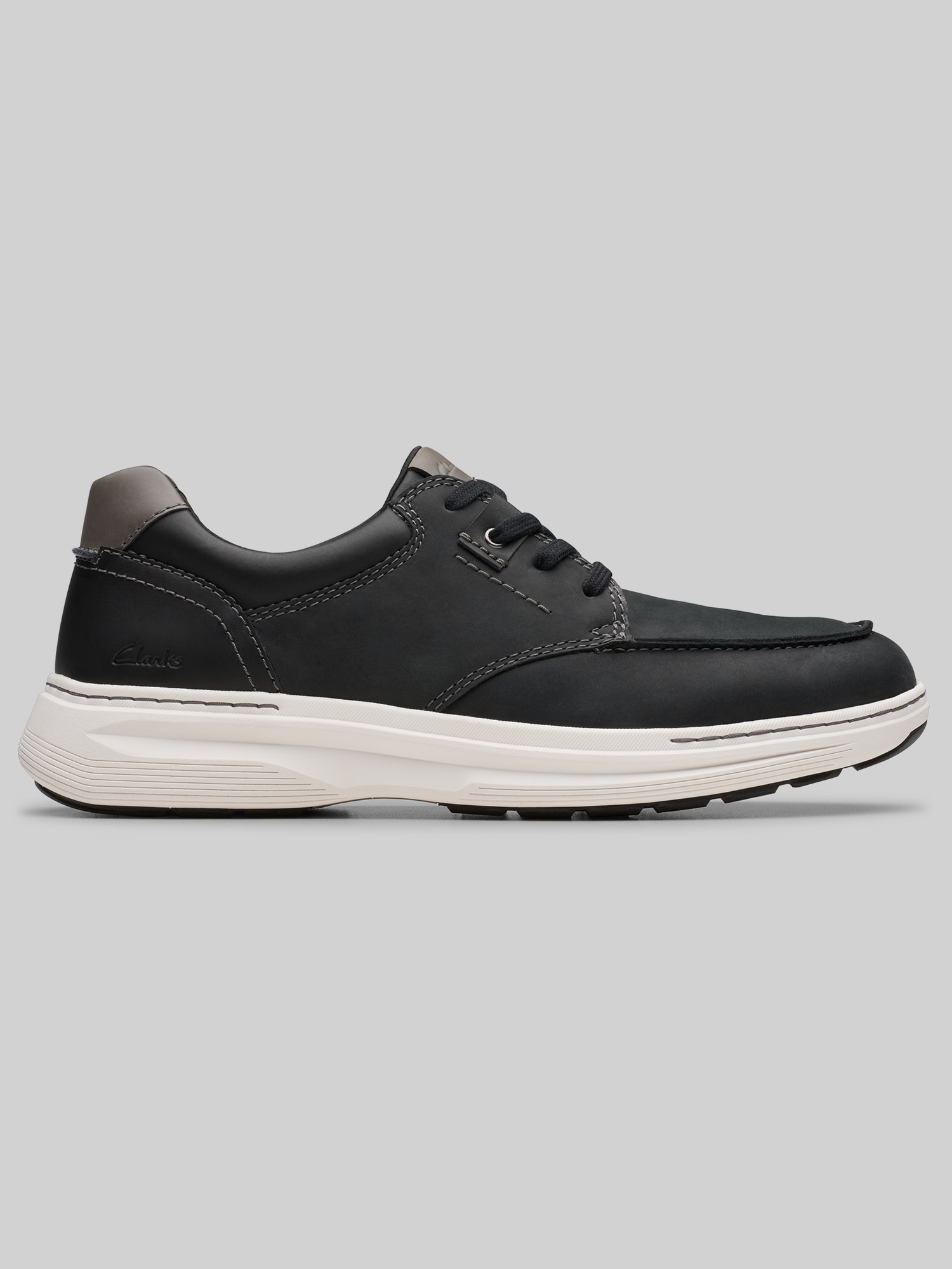 Clarks Craftwell Moc Toe Casual Oxfords, Black - Size: 12 D