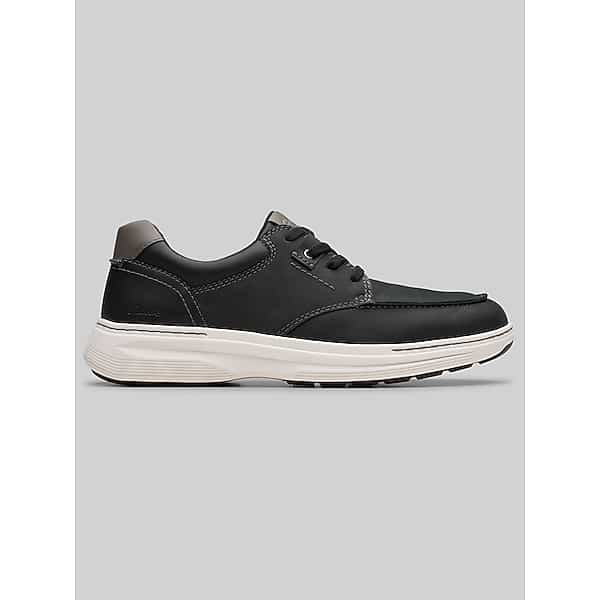 Clarks Men's Craftwell Moc Toe Casual Oxfords Black - Size: 11 WIDE