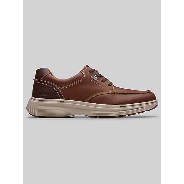 Clarks Men's Craftwell Moc Toe Casual Oxfords Dark Tan - Size: 10 D-Width