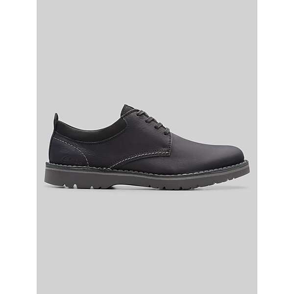 Clarks Men's Eastridge Casual Low Plain Toe Oxfords Black - Size: 7.5 D-Width