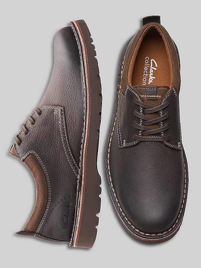 Clarks Eastridge Casual Low Plain Toe Oxfords, Dark Brown - Image 4 of 5