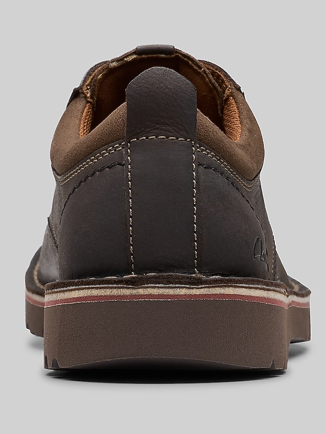 Clarks Eastridge Casual Low Plain Toe Oxfords, Dark Brown - Image 5 of 5