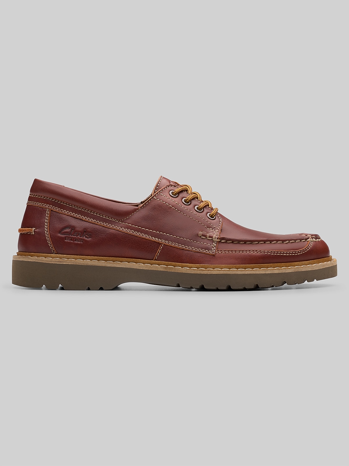 Clarks Weltridge Casual Moc Toe Oxfords, Dark Tan | Loafers 