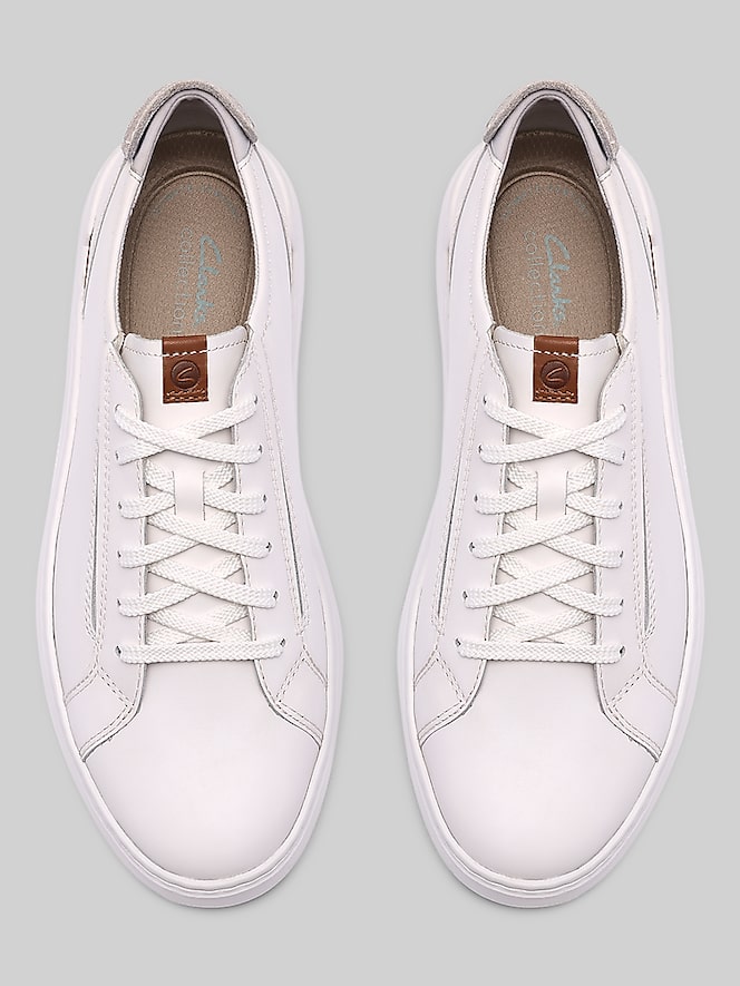 Clarks Flexwell Sneakers, White - Image 4 of 5