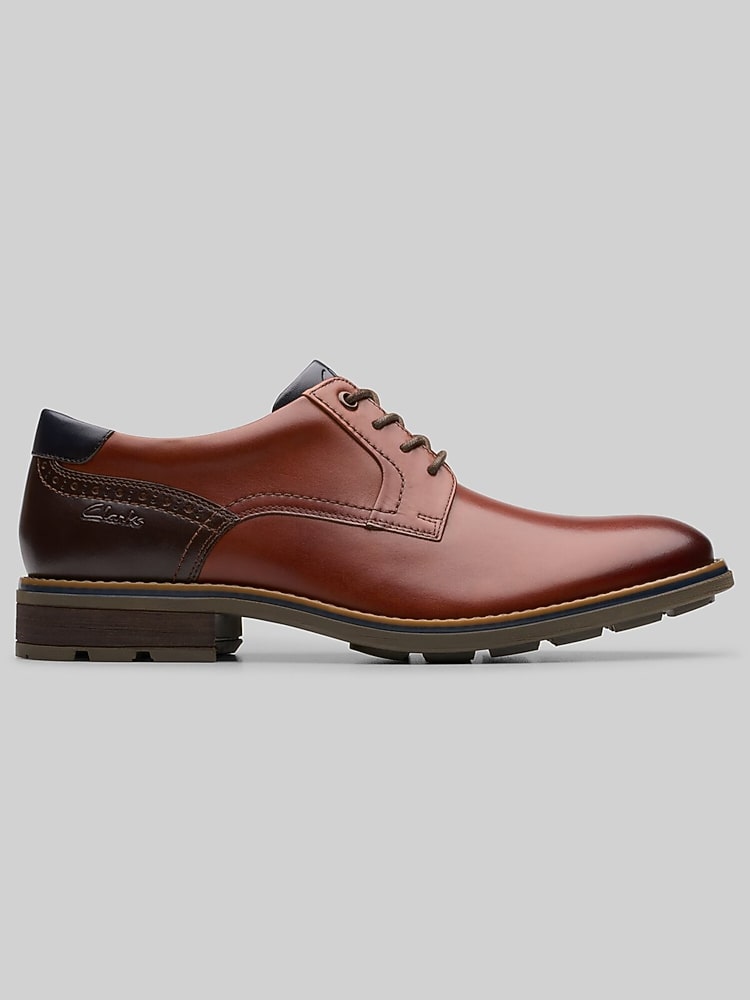 Clarks Emmet Dress Casual Plain Toe Oxfords, Tan | Dress Shoes | Men's  Wearhouse