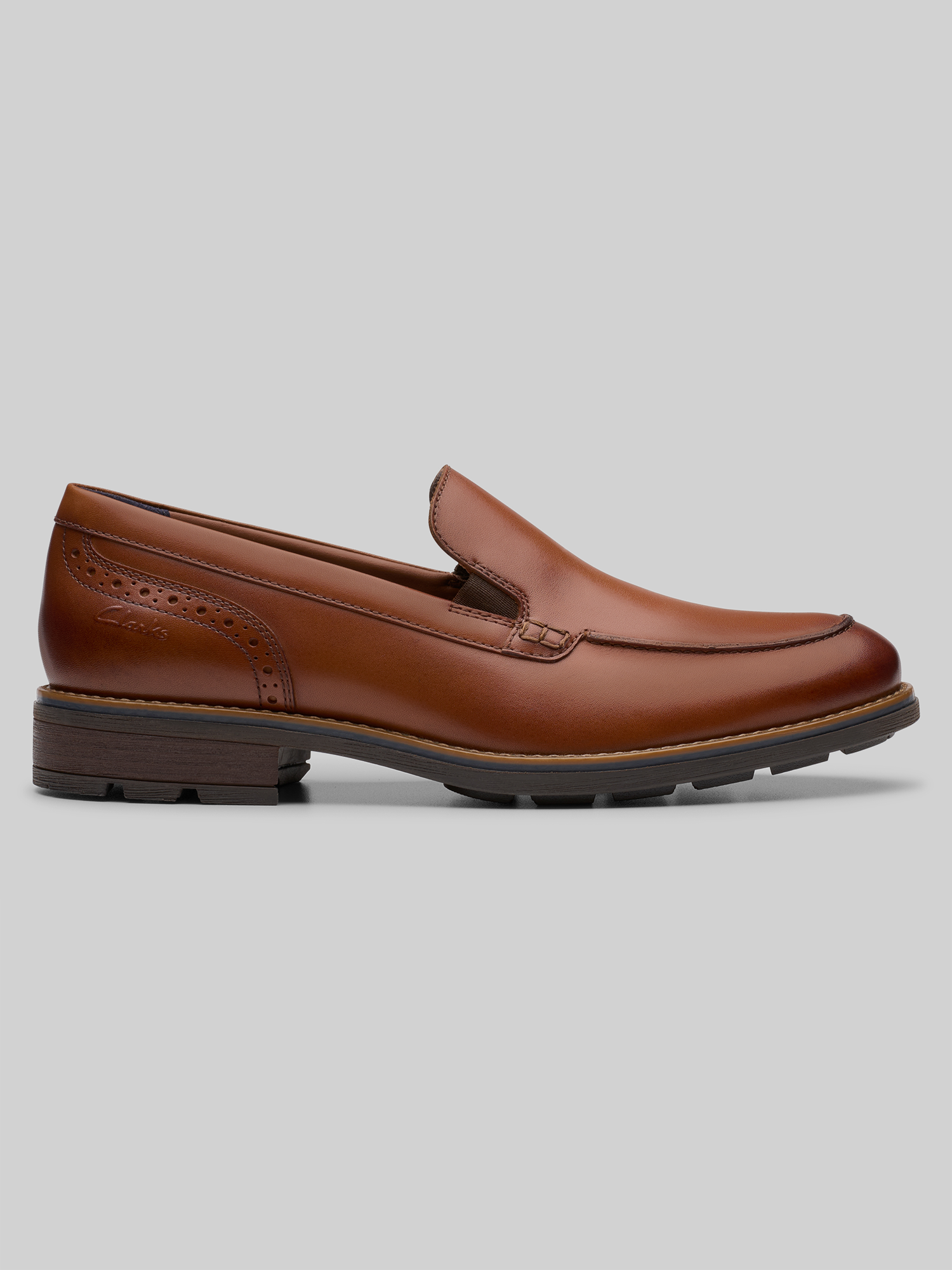 Clarks Emmet Step Dress Casual Slip On Shoes, Tan | Dress  display picture 2